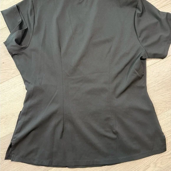 Healing Hands scrub set L/ LT black nursing stretchy womens - Picture 2 of 6